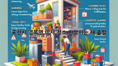 ✨ 포천시 영북면 이사 청소, 반짝이는 새 출발 🏡
