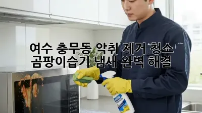 여수 충무동 악취 제거 청소: 곰팡이&습기 냄새 완벽 해결! ✨