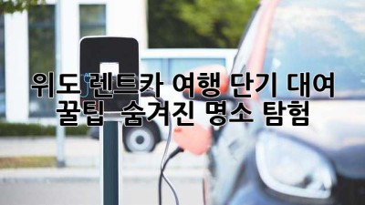 🌊 위도 렌트카 여행: 단기 대여 꿀팁 & 숨겨진 명소 탐험 🚗💨